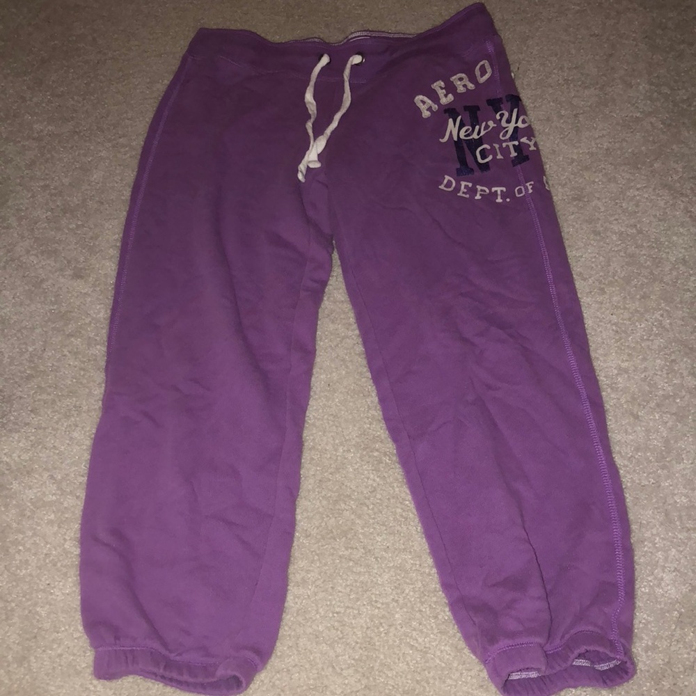 purple aero joggers